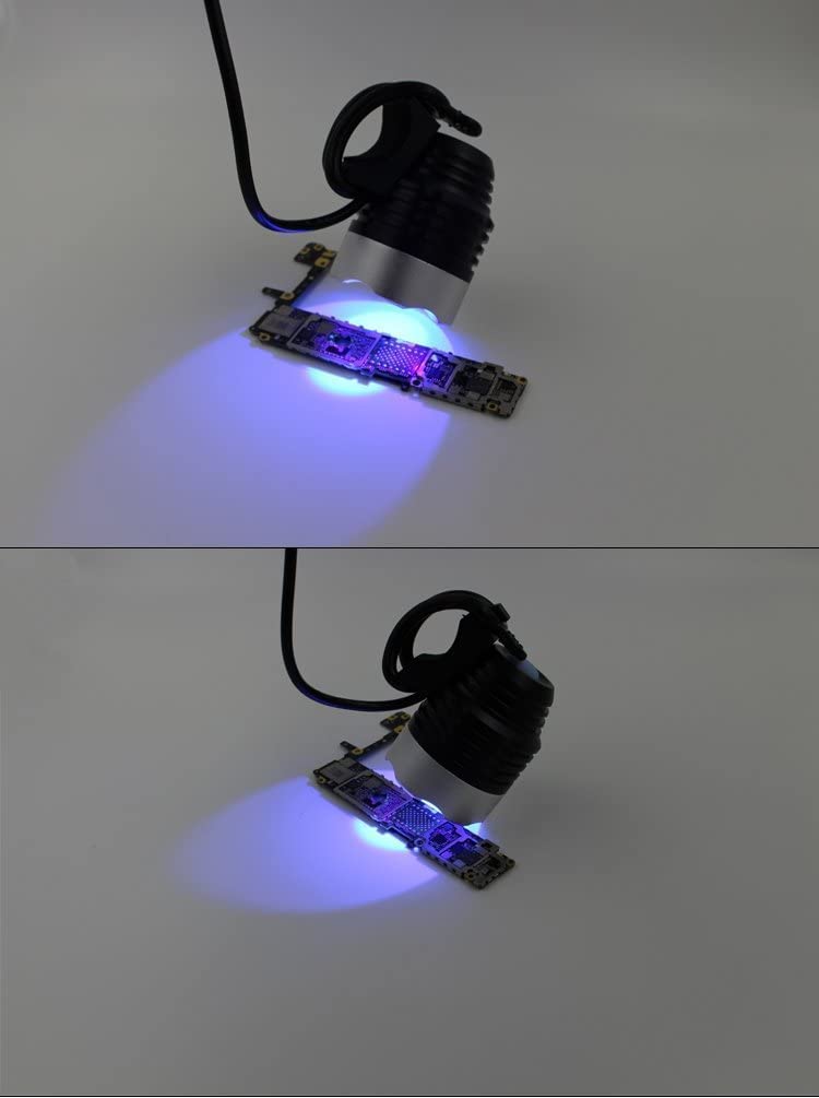 Usmile 5V 3W USB Powered 395nm UV Flashlight Torch Ultra Violet LED for UV Glue Curing, Pet Urine Stain Detector, Resin Cure 3D Print Cellphone Repair Tool - Image 4